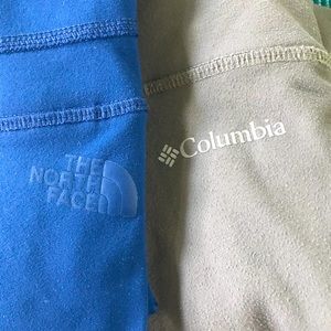 Columbia and Northface Capri leggings